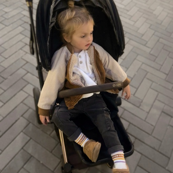 ZARA REVERSIBLE FLEECE BOMBER - Picture 5 of 6